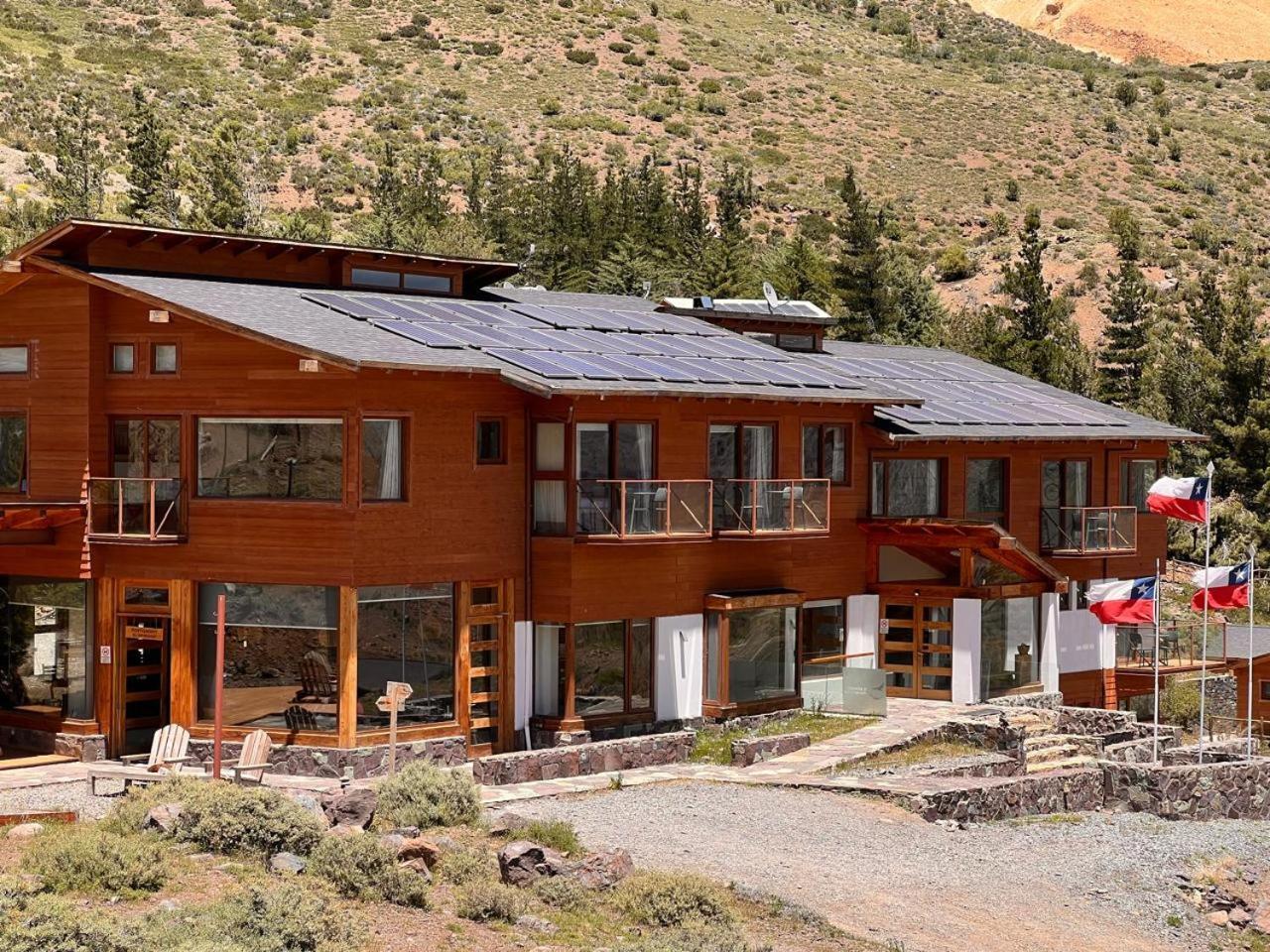 Lodge El Morado Refugio Lo Valdes 外观 照片