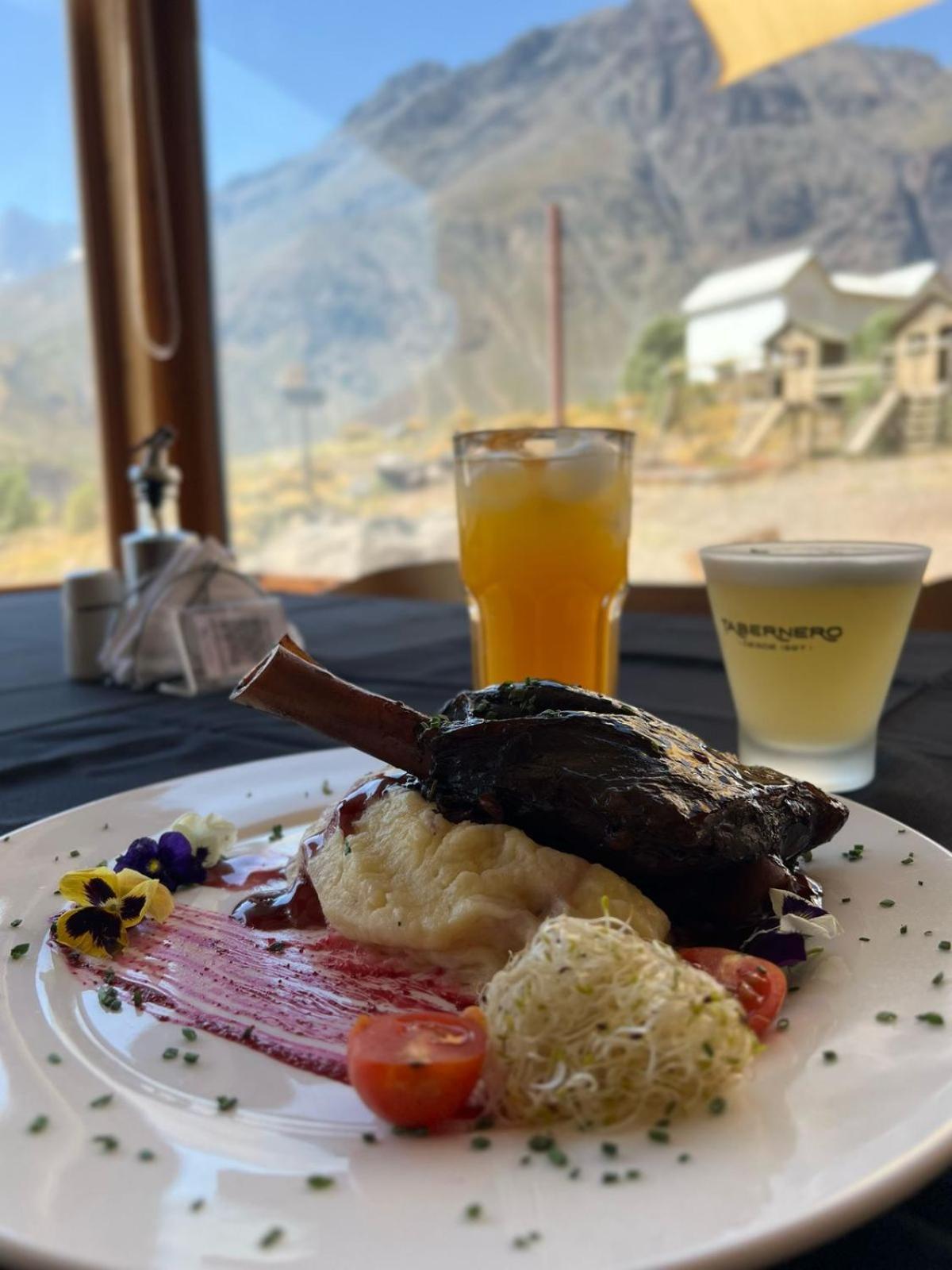Lodge El Morado Refugio Lo Valdes 外观 照片